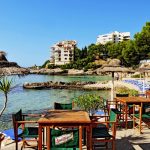 Strandrestaurang på Mallorca